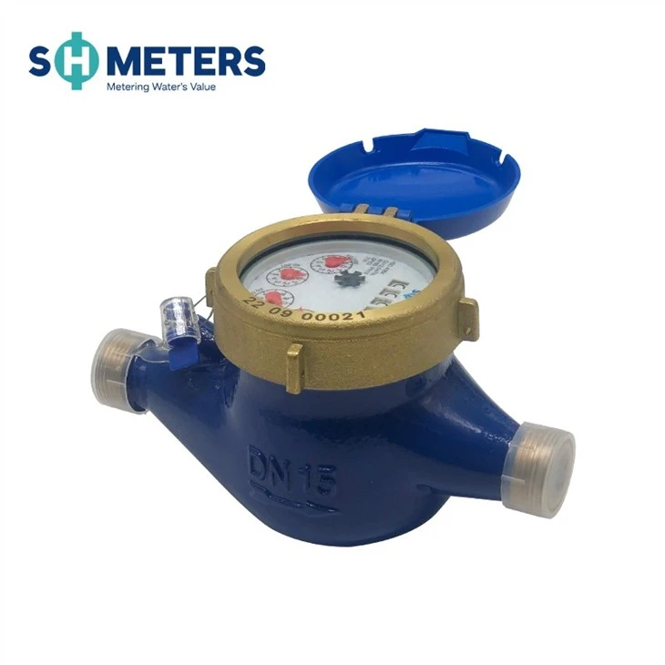 Brass Multi Jet Water Meter Household Water Meter DN15-DN50 Brass Multi Jet Water Meter Household Water Meter DN15-DN50