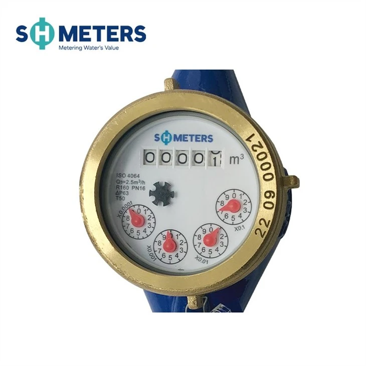 Brass Multi Jet Water Meter Household Water Meter DN15-DN50 Brass Multi Jet Water Meter Household Water Meter DN15-DN50