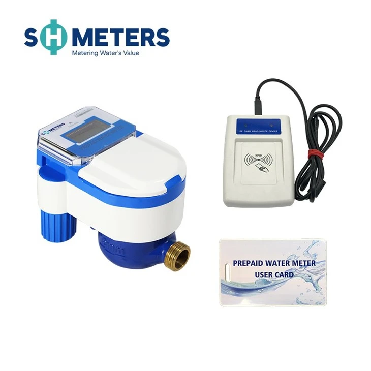 Brass Body R100 IC Card Smart Water Meter For Residential Brass Body R100 IC Card Smart Water Meter For Residential